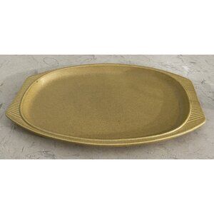 Pfaltzgraff NORDIC GOLD Oval Platter 70's mod serving plate